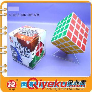 1-10歲智力拼圖 廠家直銷6.5CM普通三階魔方帶匙扣 益智魔方兒童智力玩具原始圖片2
