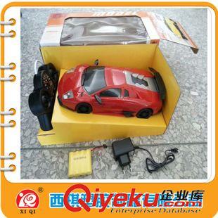 玩具車 兒童玩具遙控車仿真蘭博基尼 四通遙控開門 可充電帶燈光
