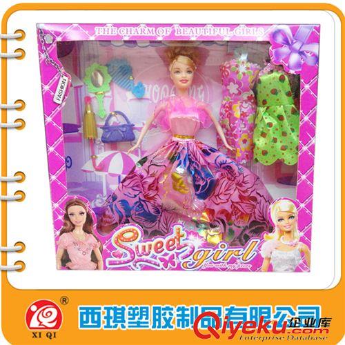 娃娃 兒童玩具女孩過家家芭比娃娃精美禮盒套裝 衣服換裝娃娃原始圖片3