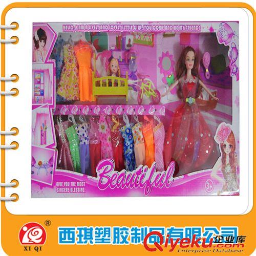 娃娃 廠價(jià)直銷 禮品裝芭比娃娃 衣服加修飾品 女孩過家家玩具批發(fā)原始圖片3