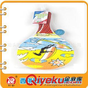 益智玩具 供應(yīng)環(huán)保 沙灘球拍 板羽拍 沙灘拍套裝原始圖片2