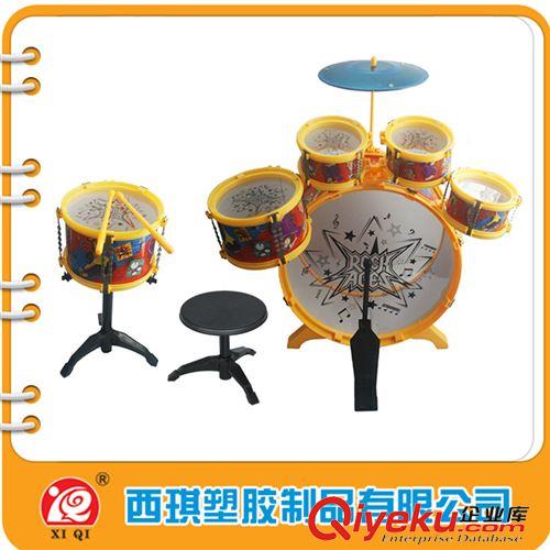 嬰兒玩具 廣告 禮品 供應樂器玩具 6鼓一鑼（實色）益智早教玩具鼓