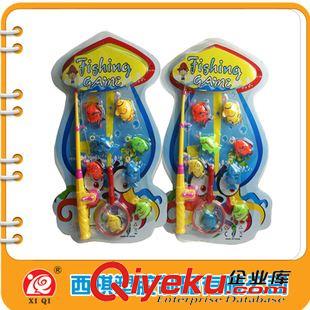 釣魚(yú)玩具 批發(fā)釣魚(yú)具(鉤/噴漆魚(yú)) 兒童磁性釣魚(yú)玩具套裝 兒童動(dòng)手玩具