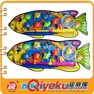 釣魚玩具 廠家直銷兒童釣魚玩具套裝 兒童銷磁性益智玩具 親子過家家