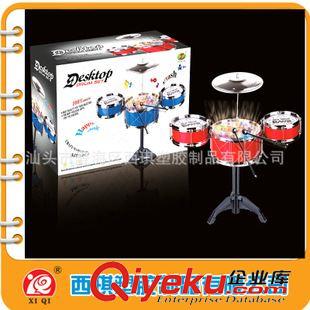 節(jié)日玩具 兒童架子鼓 閃光聲控音樂爵士鼓套裝5鼓+椅 地攤熱賣