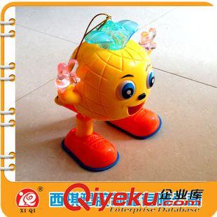 工藝禮品 閃光音左右不同步伐多次走路樂跳舞菠蘿 元宵 春節(jié)廟會燈籠原始圖片2