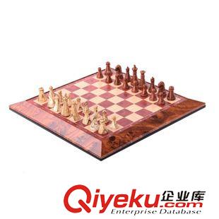 國際象棋 UB友邦 精品小號仿木紋國際象棋 磁性帶墊棋盤原始圖片2