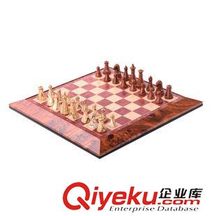 國(guó)際象棋 UB友邦 精品小號(hào)仿木紋國(guó)際象棋 磁性帶墊棋盤