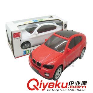 电动类 3D灯光带音乐万向轮电动3D玩具车模型小孩车玩具跑车