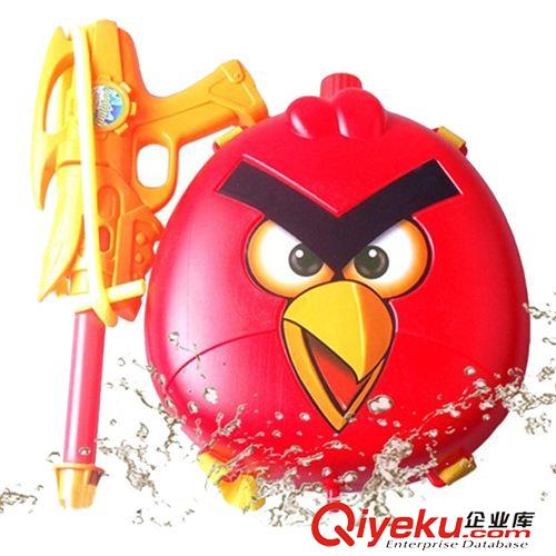 夏天類 水槍玩具大號(hào)憤怒的小鳥水槍氣壓背包式小黃鴨斜挎包戲水玩具夏天原始圖片2