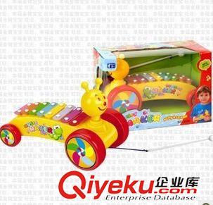 樂器類 小蜜蜂八音拖車敲琴嬰幼兒益智玩具 1-3歲以上寶寶音樂早教原始圖片2