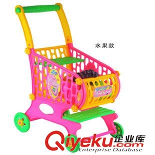 過家家玩具 兒童仿真購物車 過家家蔬菜水果小推車寶寶超市手推車玩具原始圖片3