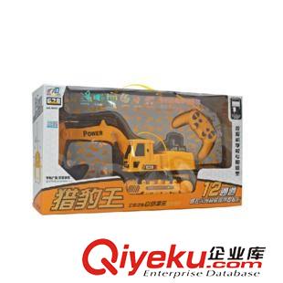 678遙控工程 獵豹王678牌 8060遙控閃光音樂履帶工程車/帶充電遙控工程車 挖機(jī)原始圖片3