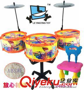 未分類 兒童玩具樂器架子鼓爵士鼓三個裝禮物早教益智音樂天分打擊樂器原始圖片2