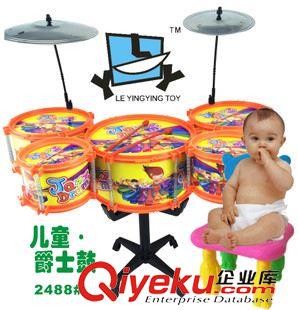 未分類 兒童樂器玩具五個裝架子鼓爵士鼓帶椅子寶寶手拍鼓安全音樂愛好