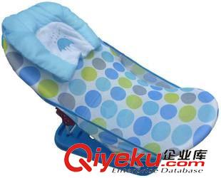 外貿(mào)尾貨/原版Original Carter's卡特嬰兒洗澡椅 07080浴椅浴兜浴床浴架 折疊帶枕藍(lán)色原始圖片2