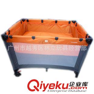 嬰兒床baby bed 豪華多功能折疊嬰兒床雙層嬰兒床 寶寶游戲床 便攜式兒童床 BB床原始圖片2