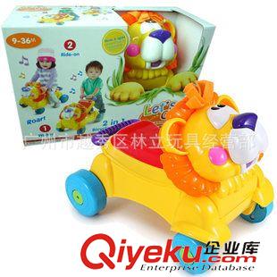 寶寶學(xué)步車baby walker 預(yù)定外貿(mào)63509 費(fèi)雪同款 2合1音樂(lè)獅子兒童學(xué)步車踏行車