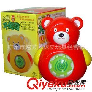 外貿(mào)玩具foreign toys 迪孚DF6940旋轉(zhuǎn)小熊不倒翁 發(fā)聲小熊不倒翁 顏色隨機批發(fā)