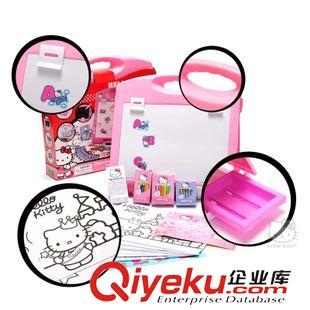 學習/畫板玩具draw toys 正版Hello Kitty手提多功能畫板HKC179 凱蒂貓黑板白板套裝批發原始圖片3