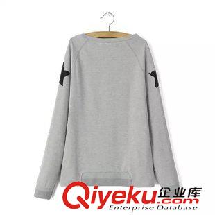 9.7新款 15秋裝新款 歐美風(fēng)修身款骨頭拉鏈長(zhǎng)袖衛(wèi)衣  女原始圖片2