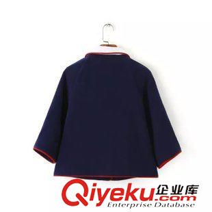 8.21新款 15秋裝新款  韓版周迅明星同款中袖毛呢短款斗篷外套 女原始圖片2