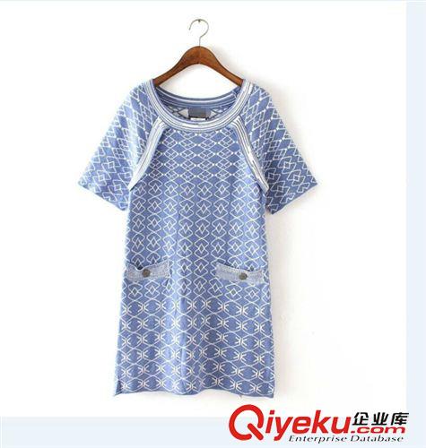 8.19新款 15秋冬新款 韓版明星同款針織羊毛修身包臀連衣裙  女原始圖片3