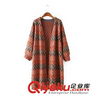 8.15新款 15秋裝新款 韓版寬松蝙蝠袖橫條紋清新學生裝套頭針織衫毛衣 女