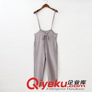 8.8新款 2015女裝新款歐美風(fēng)時(shí)尚牛仔無袖連衣裙