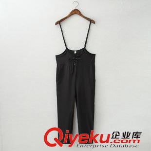 8.8新款 2015女裝新款韓版時尚背帶雪紡褲 休閑褲原始圖片3