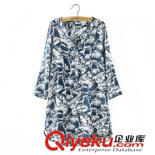 8.8新款 2015女裝新款歐美風(fēng)時(shí)尚印花無(wú)袖連衣裙