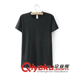 2015年4月8日上新 2015夏裝新款 A大S章子怡范冰冰楊穎明星同款圓領(lǐng)純色t恤 女原始圖片3