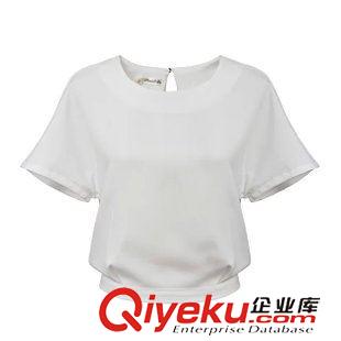 2015年4月2日上新 2015夏裝新款 歐美風單肩款飛飛袖背心 襯衫女