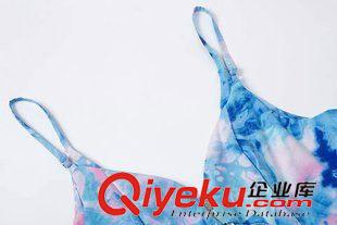 7.4新款 2015女裝新款歐美風時尚數碼印花吊帶連衣裙原始圖片3
