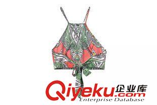 7.4新款 2015女裝新款歐美風時尚印花吊帶背心+印花長裙套裝原始圖片2