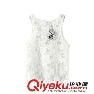 7.1新款 15夏裝新款 歐美海報(bào)明星款蕾絲背心  吊帶女原始圖片2