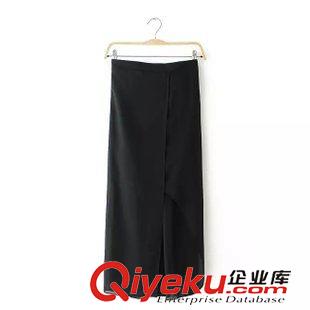 2015年6月3日上新 15夏裝新款 歐美風(fēng)開叉雪紡半身裙 女原始圖片2