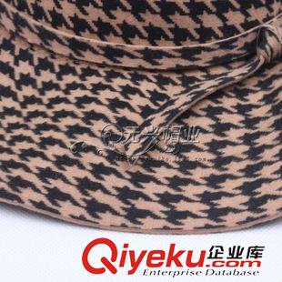 2015羊毛呢帽秋冬 英倫赫本嗆口小辣椒高貴波浪大帽檐大沿復(fù)古羊毛呢禮帽秋冬帽