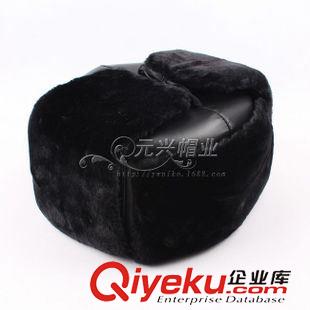 中老年男士帽 雷鋒帽老人帽子 男士 冬天 戶外PU皮帽 冬帽 中老年帽護耳爺爺帽原始圖片2
