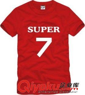 女款短袖T恤 韓國2015春裝新品韓版女裝短袖t恤衫SUPER7大碼純棉批發(fā)