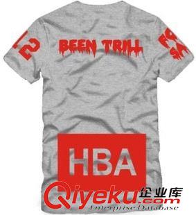 卡通漫畫短袖T恤 男女Hood By Air HBA X Been Trill Kanye West 陳冠希tee短袖T恤