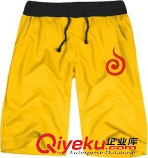 男女休閑短褲 15男女運動褲火影小時候鳴人封印寬松秋裝新品動漫短褲五分褲衛褲原始圖片2
