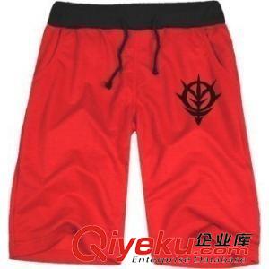 男女休閑短褲 情侶褲男款女款夏款新款高達LOGO韓版休閑短褲運動五分衛(wèi)褲批發(fā)