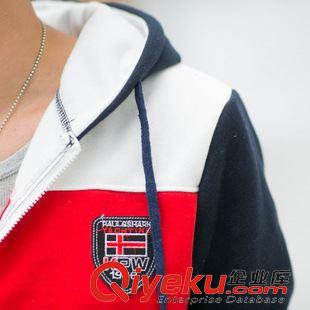 9.14新品 新款衛衣新款韓版抓絨開衫帶帽情侶裝衛衣外套班服工作服定制原始圖片3