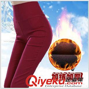 限時折扣 七彩棉女士秋冬季打底褲加厚保暖不倒絨無縫一體褲加絨踩腳打底褲