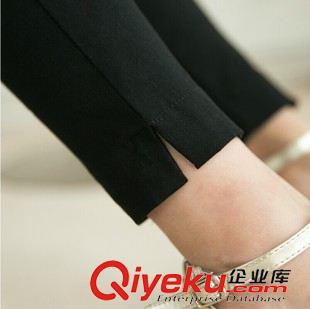 掌柜推薦 加厚加絨超柔黃金甲皮褲女2015冬季新款女裝韓版仿皮打底褲子批發(fā)