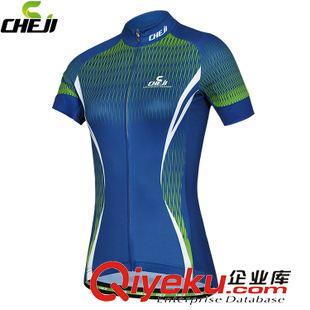 {zx1}上架款式 CHEJI卡洛琳騎行服短袖套裝 女春夏 透氣速干自行車服 騎行裝備女原始圖片2