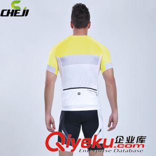 {zx1}上架款式 CHEJI希羅灰黃騎行服背帶短套男 夏季戶外自行車裝備排汗透氣衫原始圖片2