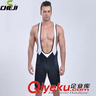 {zx1}上架款式 CHEJI希羅灰黃騎行服背帶短套男 夏季戶外自行車裝備排汗透氣衫原始圖片3