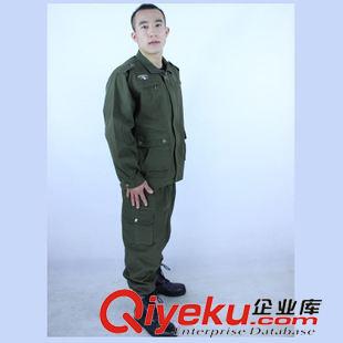 軍迷春秋裝 廠家直銷春秋款藍綠色滌棉滌卡陸海冬防風(fēng)耐磨軍迷作訓(xùn)服套裝